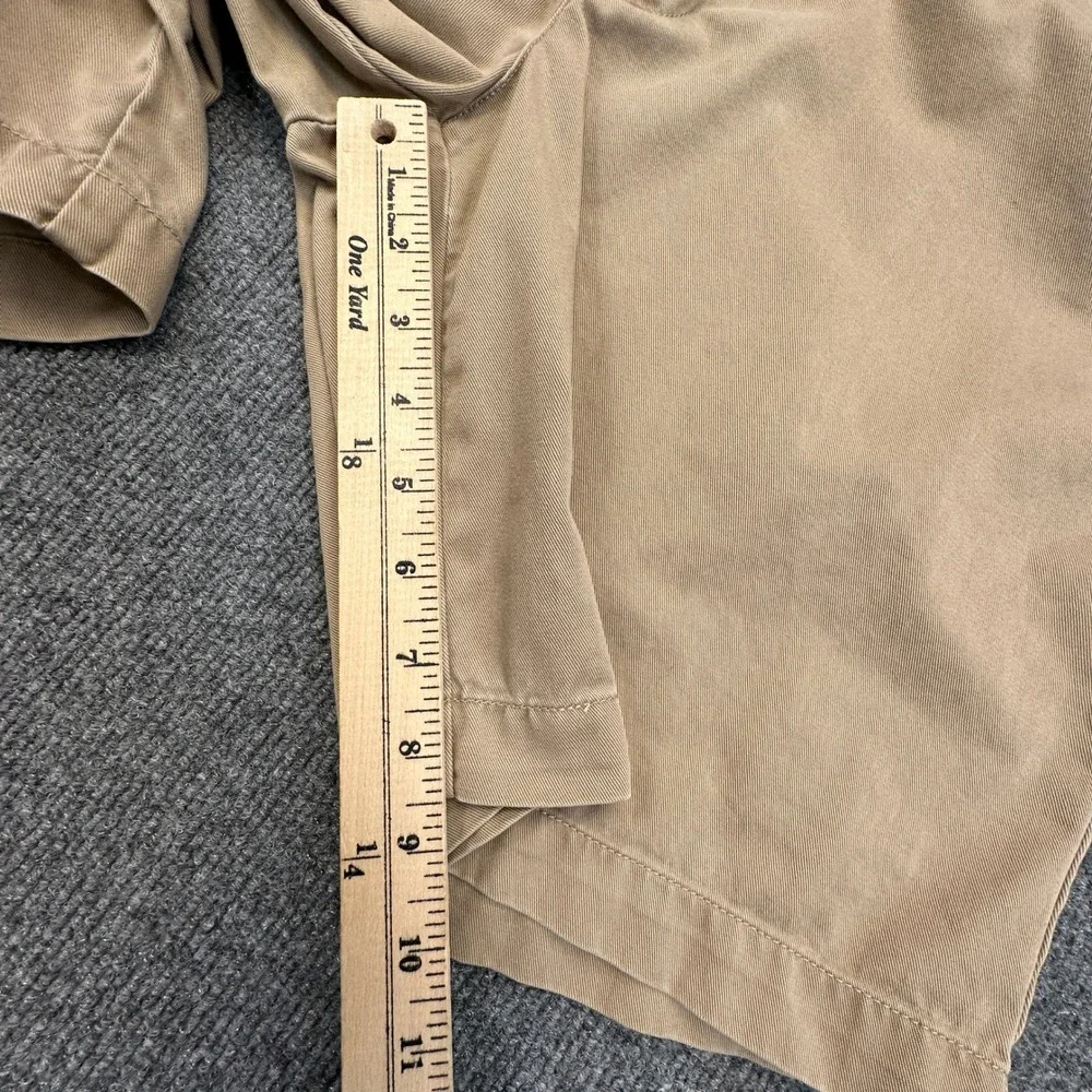 Polo Ralph Lauren Chino Shorts Men 35 (Fits as 34) Khaki Tan Cotton Twill Preppy